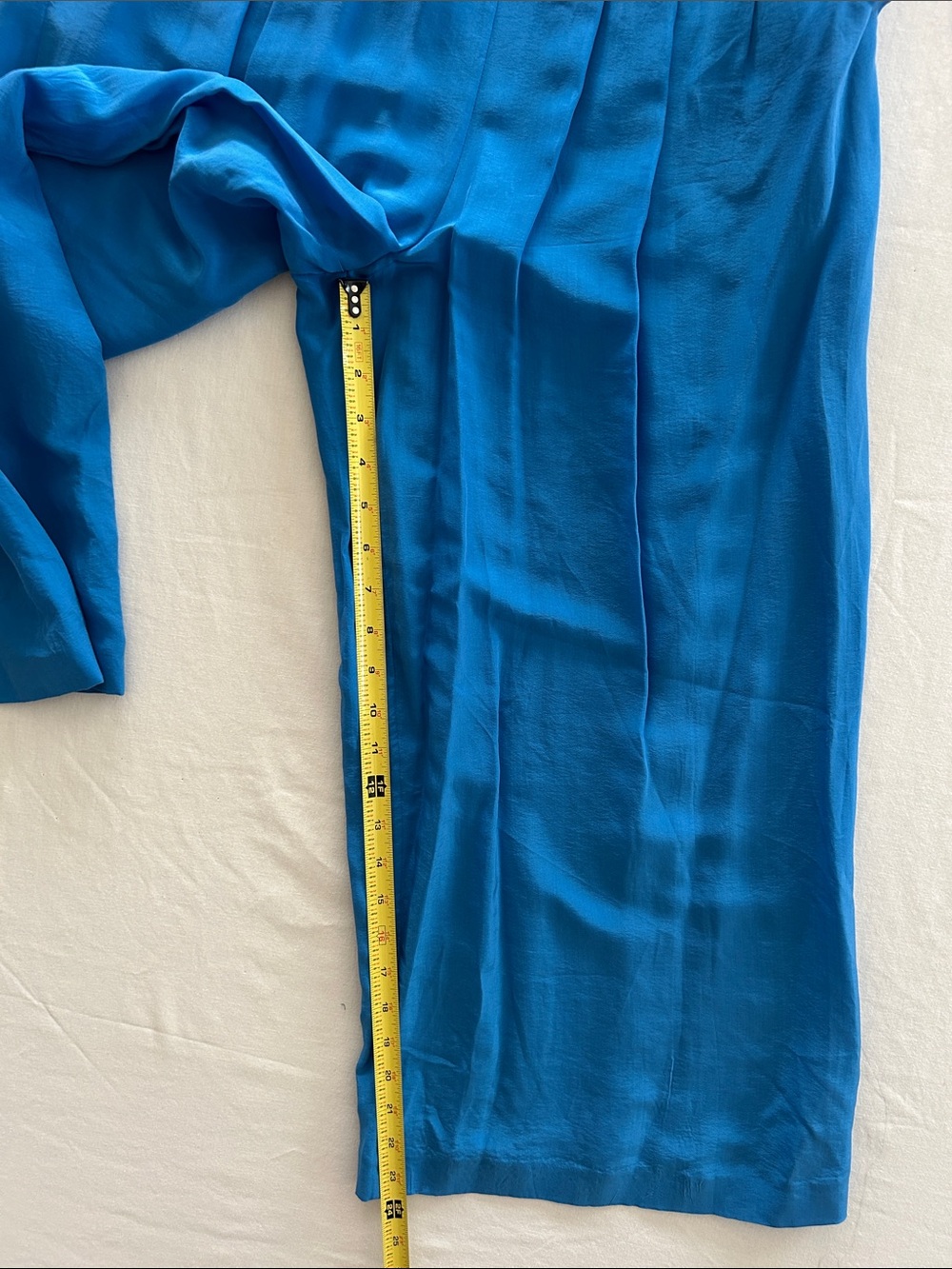 Boden Floral Blue Wide-Leg Jumpsuit Pants - Picture 5 of 11